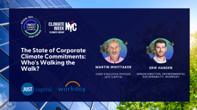 The State of Corporate Climate Commitments with JUST Capital and Workday